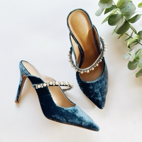 Sam Edelman Shoes - Sam Edelman Hyland Pointed Toe Mule in Sapphire 5.5